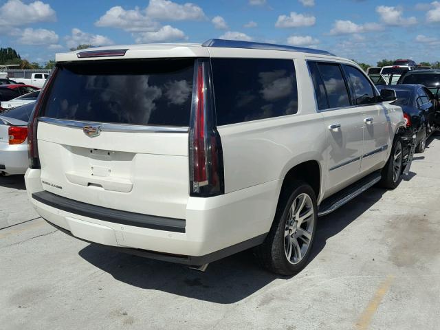 1GYS4SKJ8FR646187 - 2015 CADILLAC ESCALADE E WHITE photo 4