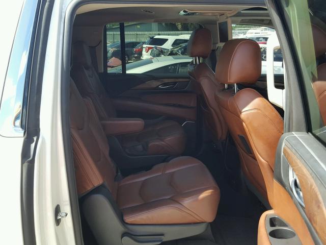 1GYS4SKJ8FR646187 - 2015 CADILLAC ESCALADE E WHITE photo 6