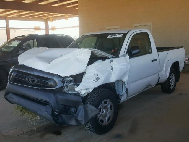 5TFNX4CN6CX017252 - 2012 TOYOTA TACOMA WHITE photo 2