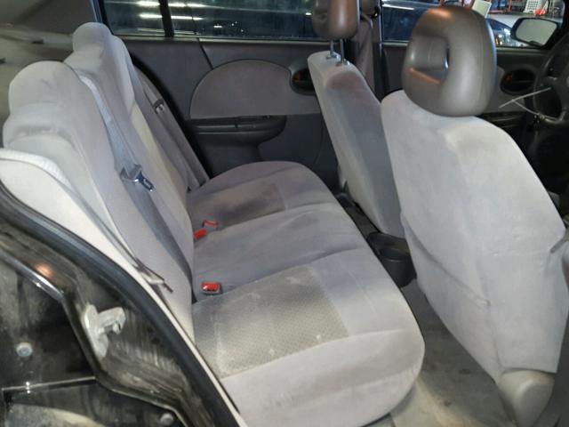 1G8AL55F16Z188726 - 2006 SATURN ION LEVEL BLACK photo 6