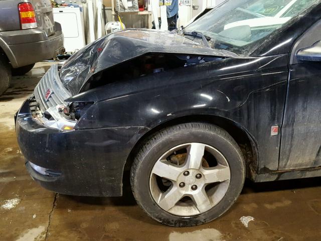 1G8AL55F16Z188726 - 2006 SATURN ION LEVEL BLACK photo 9