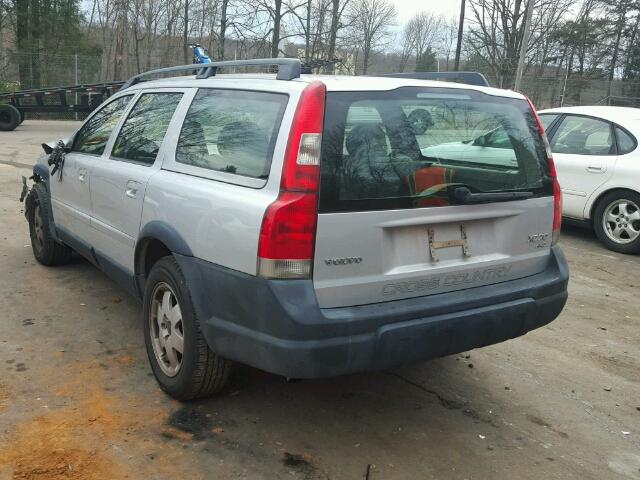 YV1SZ59H531110491 - 2003 VOLVO XC70 SILVER photo 3