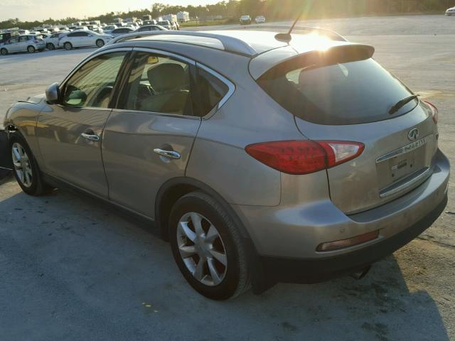 JNKAJ09E48M303429 - 2008 INFINITI EX35 BASE GRAY photo 3