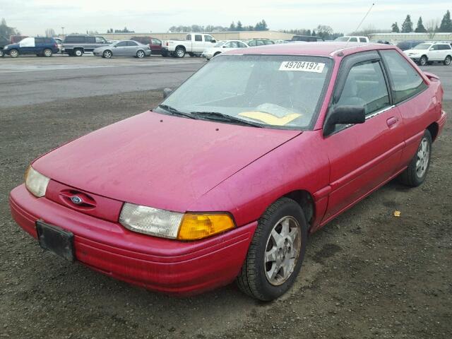 3FASP11J1TR152820 - 1996 FORD ESCORT LX PINK photo 2