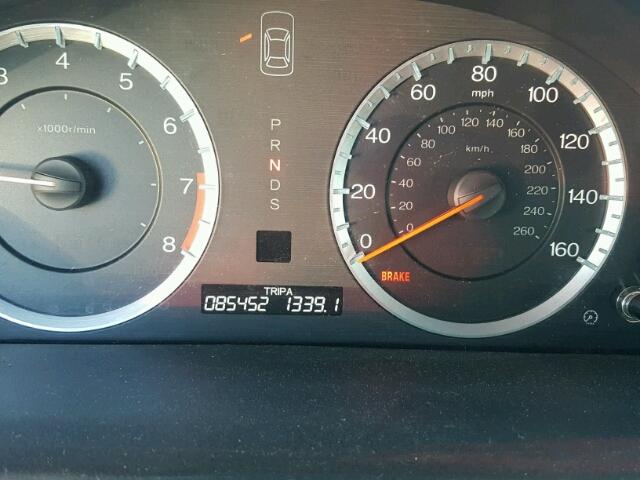 1HGCS2B89CA007566 - 2012 HONDA ACCORD EXL BLACK photo 8