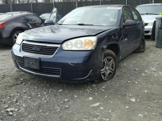 1G1ZS58FX7F304704 - 2007 CHEVROLET MALIBU LS BLUE photo 2