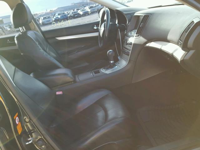 JNKBV61E48M202124 - 2008 INFINITI G35 BLACK photo 5