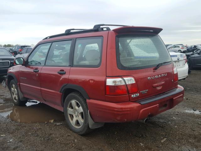 JF1SF65641H758553 - 2001 SUBARU FORESTER S 红色 照片 3