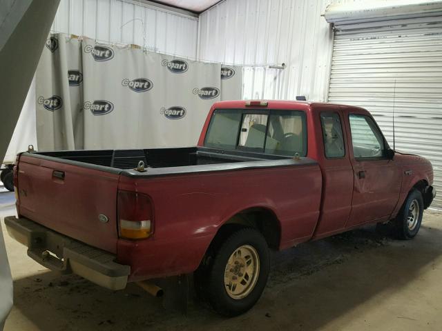 1FTCR14X7TTA39641 - 1996 FORD RANGER SUP RED photo 4