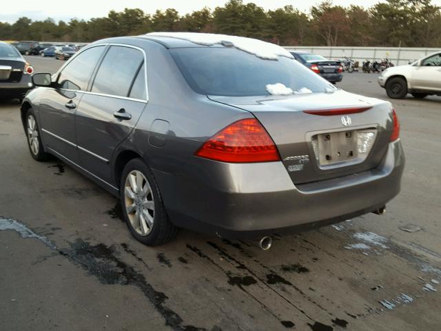 1HGCM665X7A017174 - 2007 HONDA ACCORD EX SILVER photo 3