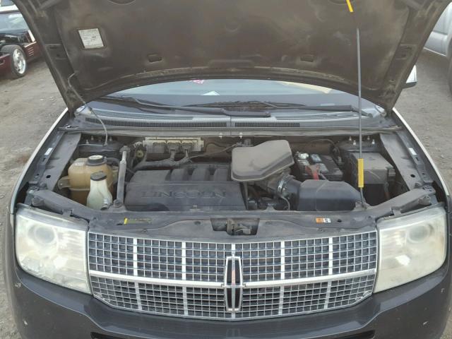 2LMDU68C17BJ12774 - 2007 LINCOLN MKX BLACK photo 7