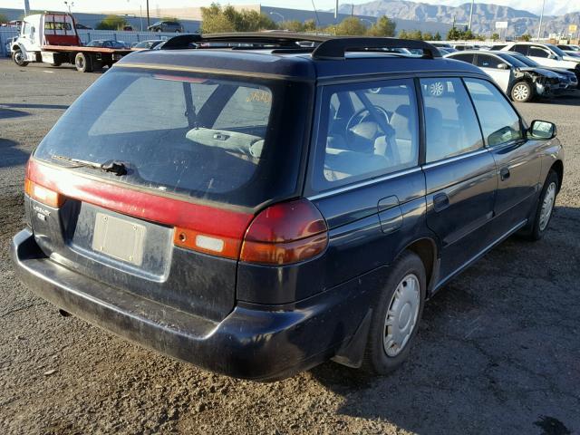 4S3BK6359S7334146 - 1995 SUBARU LEGACY L/O BLUE photo 4