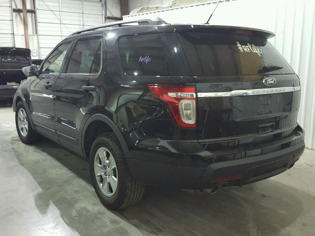 1FMHK8B82CGA37184 - 2012 FORD EXPLORER BLACK photo 3