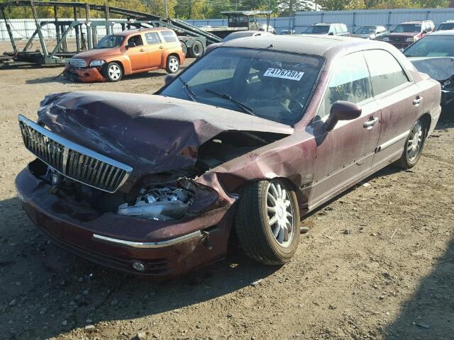 KMHFU45E74A285222 - 2004 HYUNDAI XG 350 MAROON photo 2