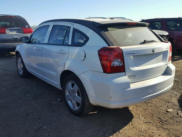 1B3HB48A39D222475 - 2009 DODGE CALIBER SX WHITE photo 3