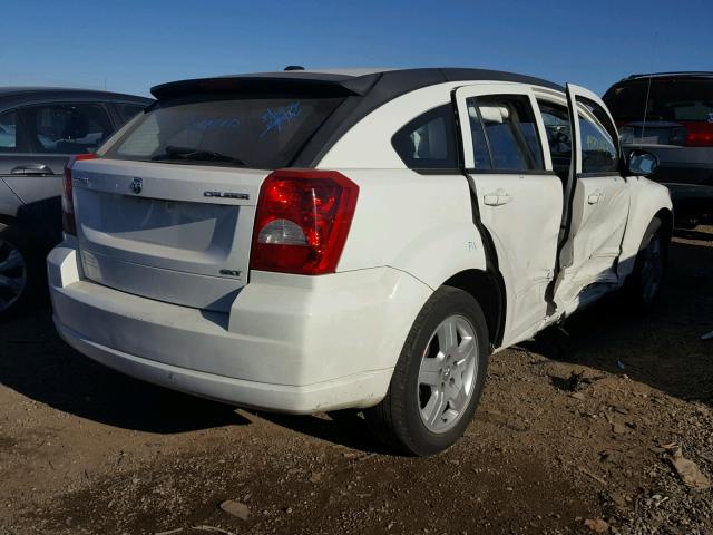 1B3HB48A39D222475 - 2009 DODGE CALIBER SX WHITE photo 4