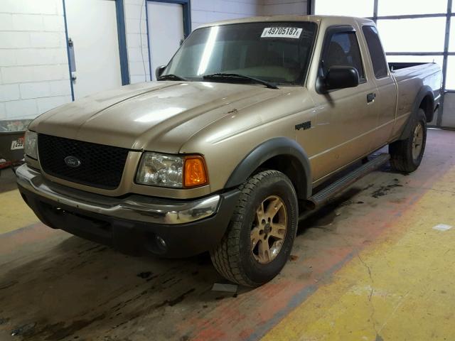 1FTZR45E32PA00710 - 2002 FORD RANGER SUP GOLD photo 2