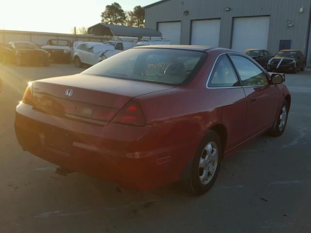 1HGCG32572A018318 - 2002 HONDA ACCORD EX RED photo 4