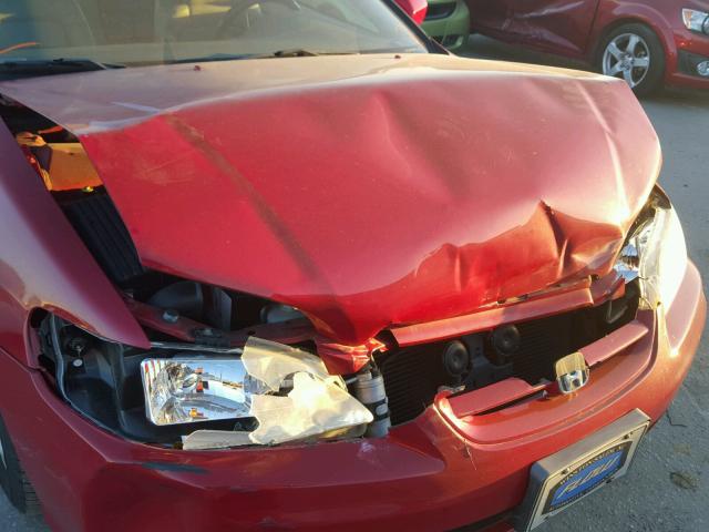 1HGCG32572A018318 - 2002 HONDA ACCORD EX RED photo 9