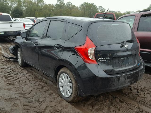 3N1CE2CPXFL430281 - 2015 NISSAN VERSA NOTE BLACK photo 3