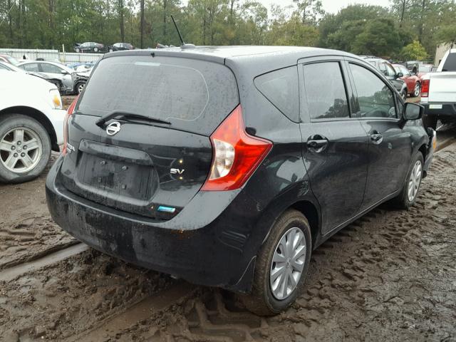 3N1CE2CPXFL430281 - 2015 NISSAN VERSA NOTE BLACK photo 4