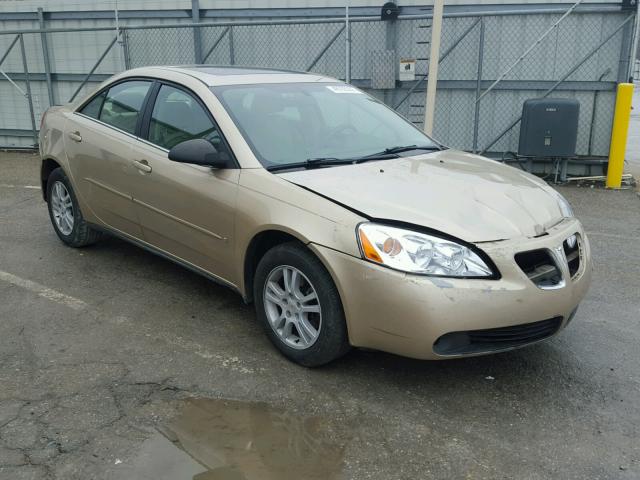 1G2ZG558764104666 - 2006 PONTIAC G6 SE1 TAN photo 1