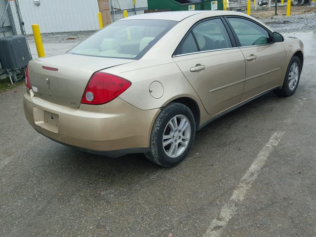 1G2ZG558764104666 - 2006 PONTIAC G6 SE1 TAN photo 4