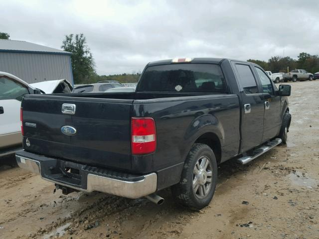 1FTPW12V66KD07388 - 2006 FORD F150 SUPER BLACK photo 4