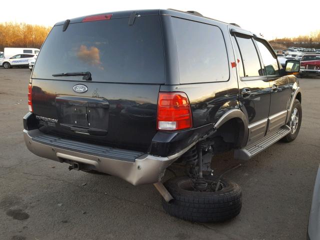 1FMFU18L74LA30664 - 2004 FORD EXPEDITION BLACK photo 4