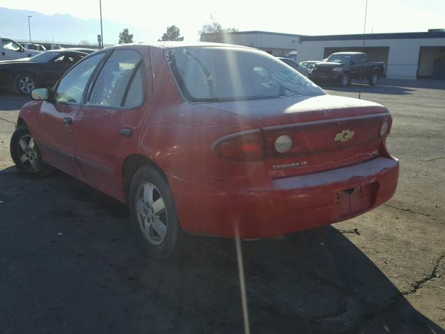 1G1JF52F247265073 - 2004 CHEVROLET CAVALIER L RED photo 3