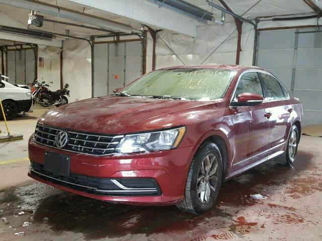 1VWAT7A38GC055914 - 2016 VOLKSWAGEN PASSAT S MAROON photo 2