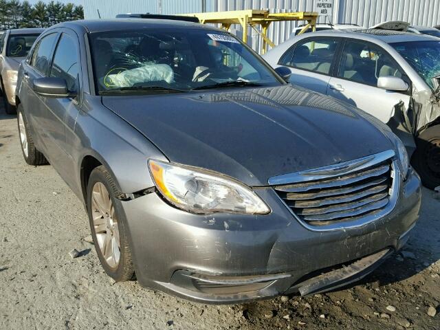 1C3CCBAB6CN317521 - 2012 CHRYSLER 200 LX GRAY photo 1