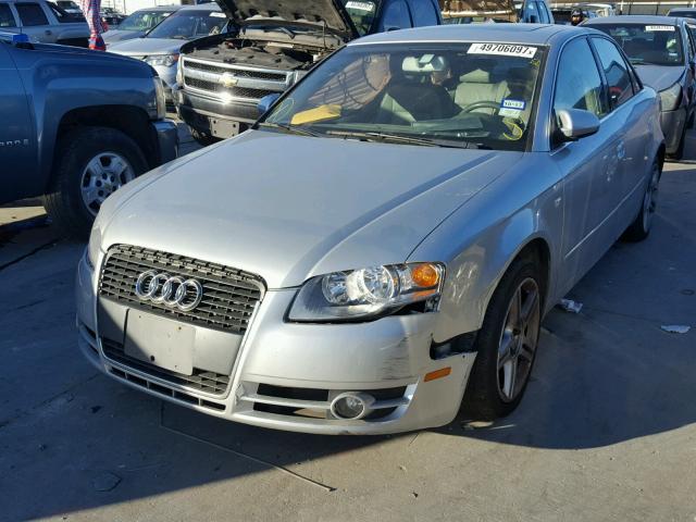 WAUAF78E17A090627 - 2007 AUDI A4 2 SILVER photo 2