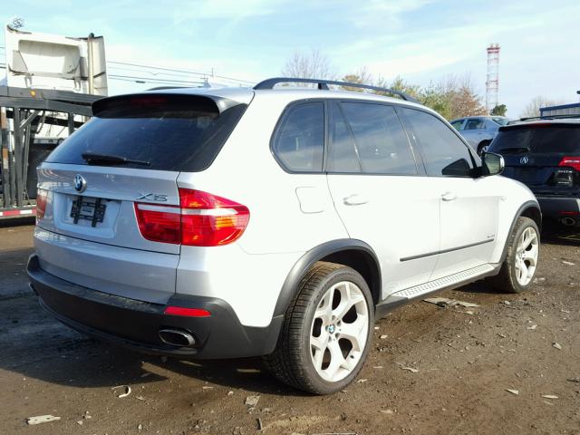 5UXFE83509L308345 - 2009 BMW X5 XDRIVE4 SILVER photo 4