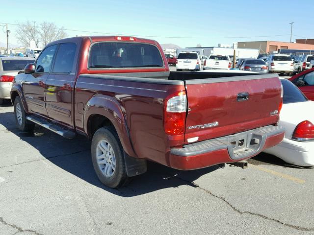 5TBET38134S441368 - 2004 TOYOTA TUNDRA DOU MAROON photo 3