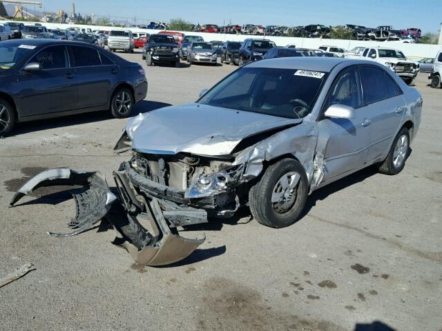 5NPET4AC3AH648028 - 2010 HYUNDAI SONATA GLS SILVER photo 2