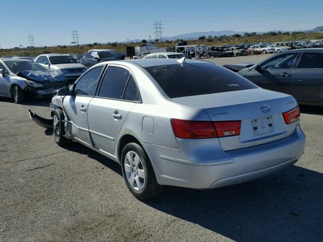 5NPET4AC3AH648028 - 2010 HYUNDAI SONATA GLS SILVER photo 3