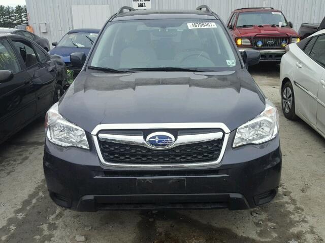 JF2SJADC5GH542692 - 2016 SUBARU FORESTER 2 BLACK photo 9