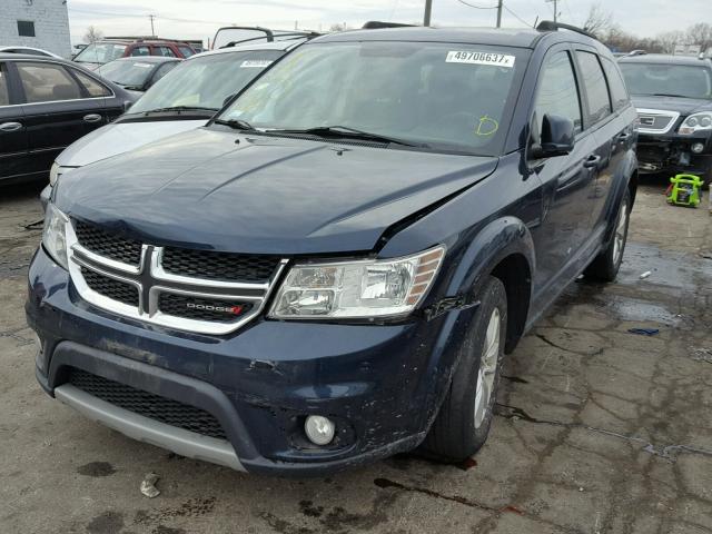 3C4PDCBG1DT590863 - 2013 DODGE JOURNEY SX BLUE photo 2