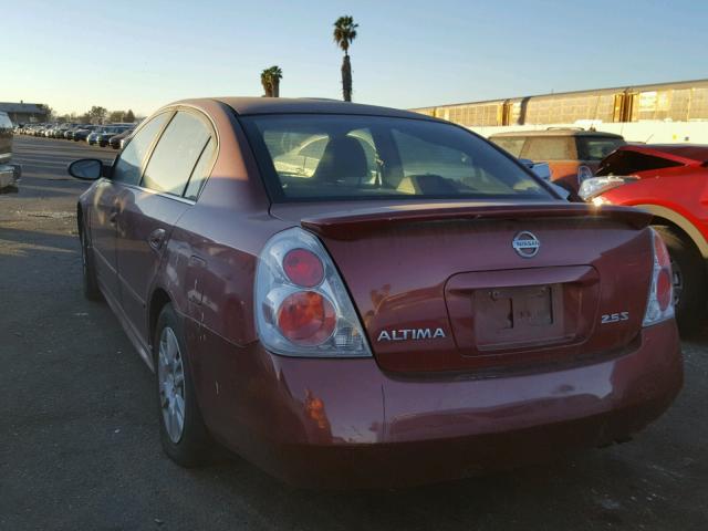 1N4AL11D25N928962 - 2005 NISSAN ALTIMA S RED photo 3