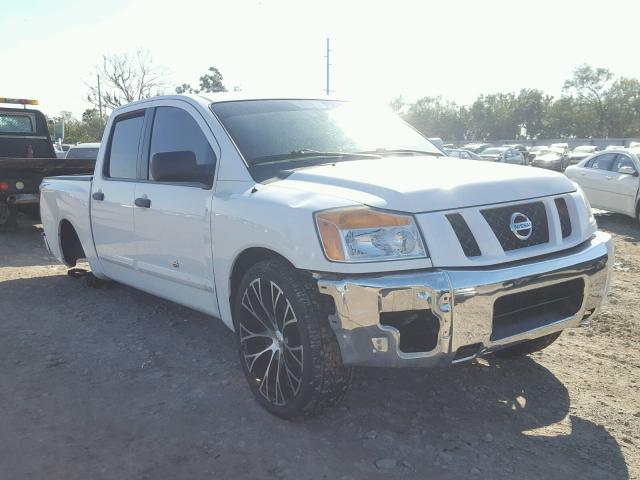 1N6AA0EK1CN326342 - 2012 NISSAN TITAN S WHITE photo 1