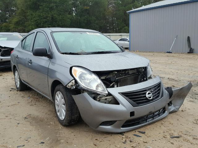 3N1CN7AP4EL826074 - 2014 NISSAN VERSA S SILVER photo 1