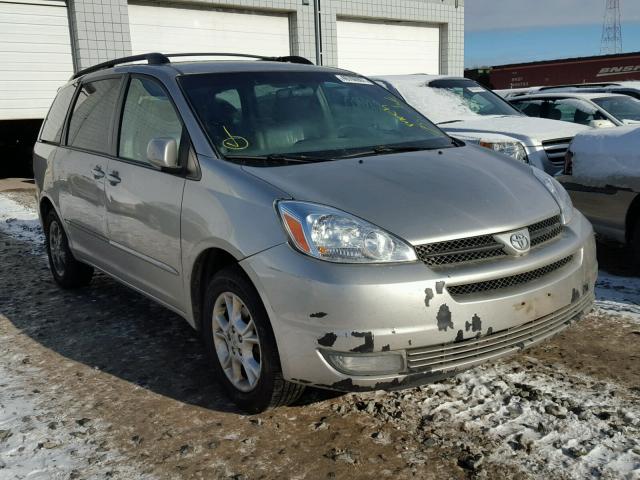 5TDBA22C35S054213 - 2005 TOYOTA SIENNA XLE SILVER photo 1