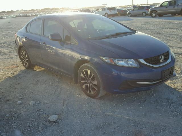 19XFB2F85DE056817 - 2013 HONDA CIVIC EX BLUE photo 1