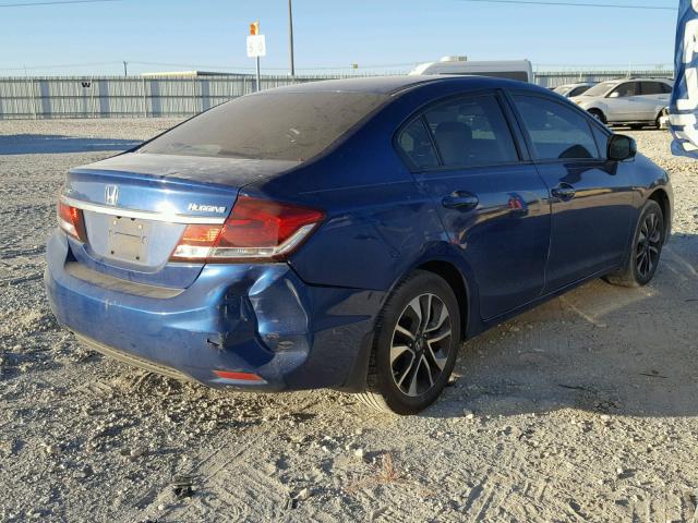 19XFB2F85DE056817 - 2013 HONDA CIVIC EX BLUE photo 4