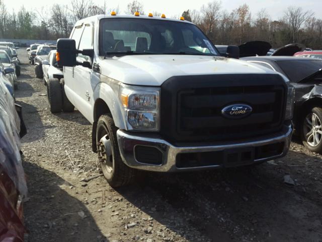 1FD8W3GT3BEC33245 - 2011 FORD F350 SUPER WHITE photo 1