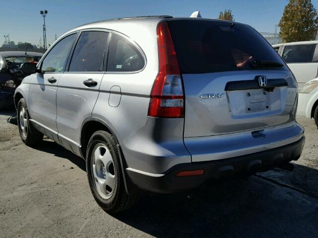 JHLRE38328C029635 - 2008 HONDA CR-V LX SILVER photo 3