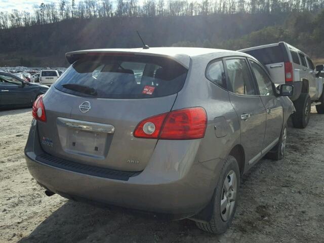 JN8AS5MV9DW119819 - 2013 NISSAN ROGUE S GRAY photo 4