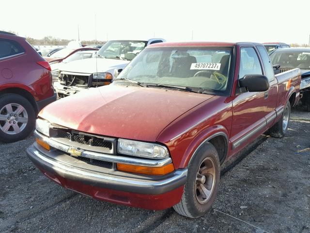 1GCCS19W918105403 - 2001 CHEVROLET S TRUCK S1 RED photo 2
