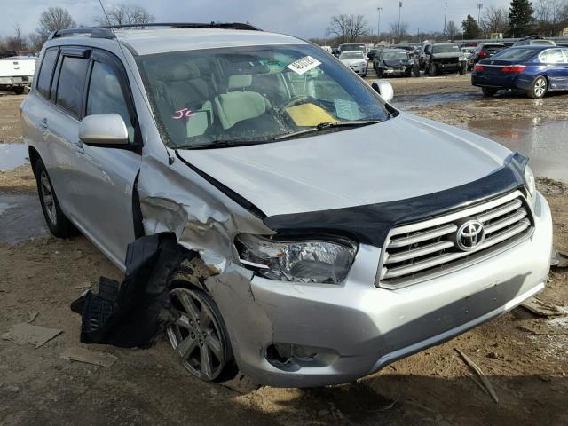 5TDBK3EH1AS018895 - 2010 TOYOTA HIGHLANDER SILVER photo 1